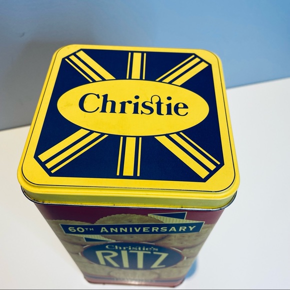 Vintage Ritz Cracker 1995 60th Anniversary Tin- Cracker Tin - Picture 6 of 14